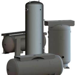 Air receivers and pressure tanks
