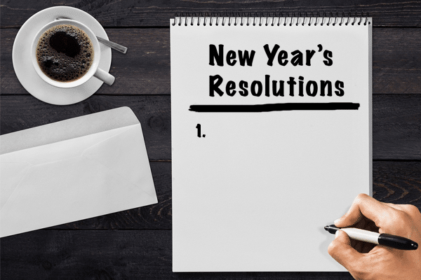 New Year's Resolution list